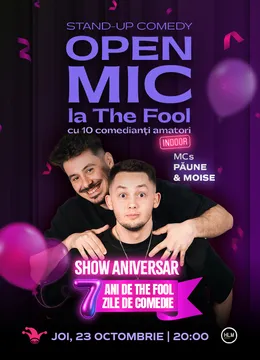 The Fool Open Mic: MCs Moise & Păune