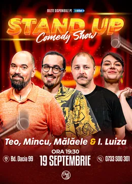 Stand-up Comedy cu Teo, Mincu, Mălăele - Ioana luiza la Club 99