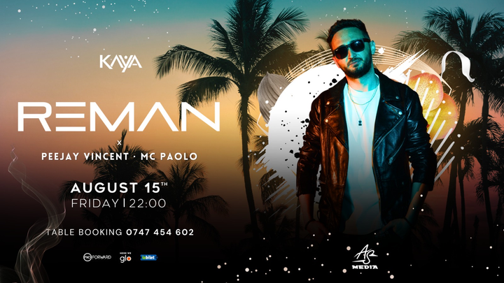 Onesti: REMΛN @ KAYA – AFRO TAKEOVER