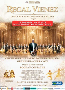 Galati: Regal Vienez - Concert extraordinar de Craciun