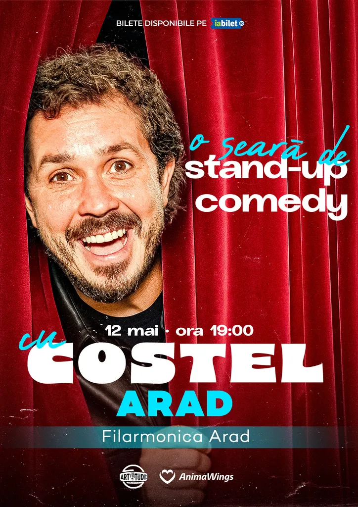 Arad: O seara de stand up comedy cu Costel