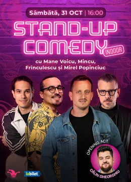 The Fool: Stand-up comedy cu Mane Voicu, Mincu, Frînculescu și Mirel Popinciuc