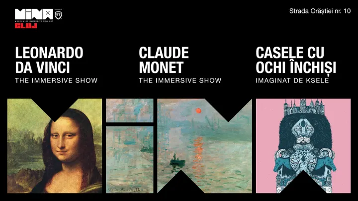 Leonardo Da Vinci + Claude Monet + Casele cu ochi inchisi