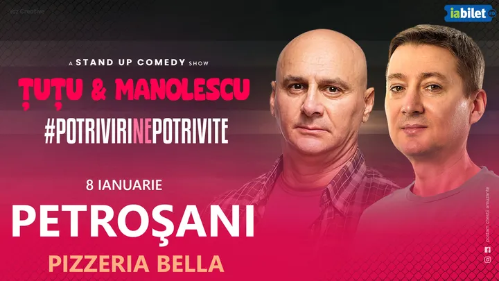 Petrosani: Stand-up Comedy - Dan Tutu si Cristi Manolescu