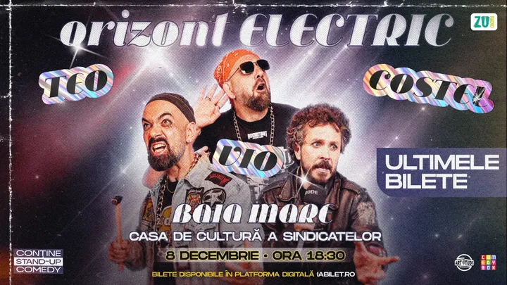 Baia Mare: Teo, Vio și Costel - Orizont Electric | Stand Up Comedy Show 1