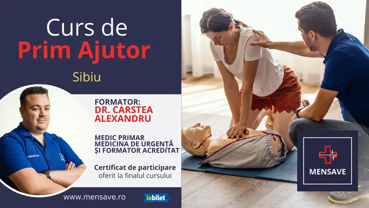 Sibiu: Cursuri de prim ajutor cu MENSAVE