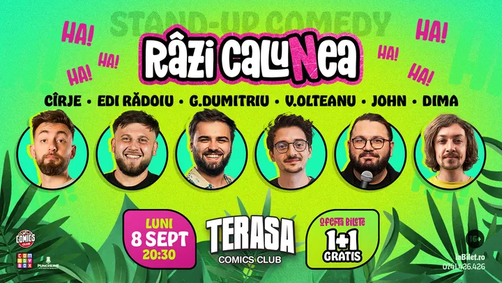 Stand-up Comedy Râzi ca luNea pe Terasa ComicsClub!