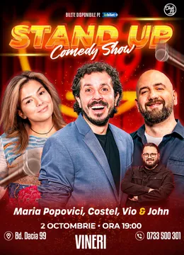 Stand-up Comedy cu Maria Popovici, Costel, Vio - John la Club 99 | Show 1