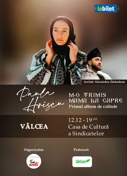 Ramnicu Valcea: Concert de colinde Paula Hriscu: M-o trimis mama la capre!