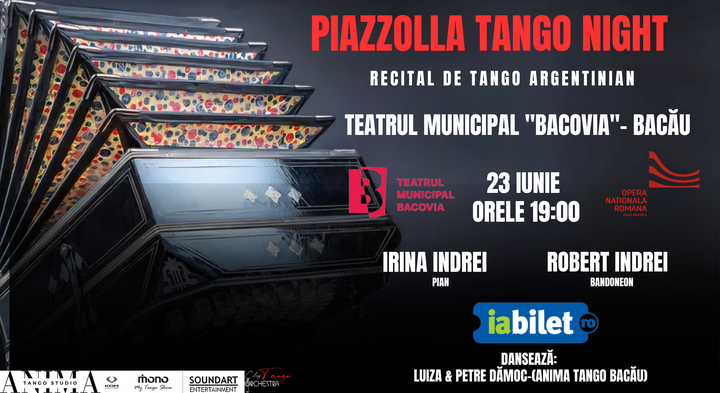 Bacau: Piazzolla Tango Night - Recital de tango argentinian