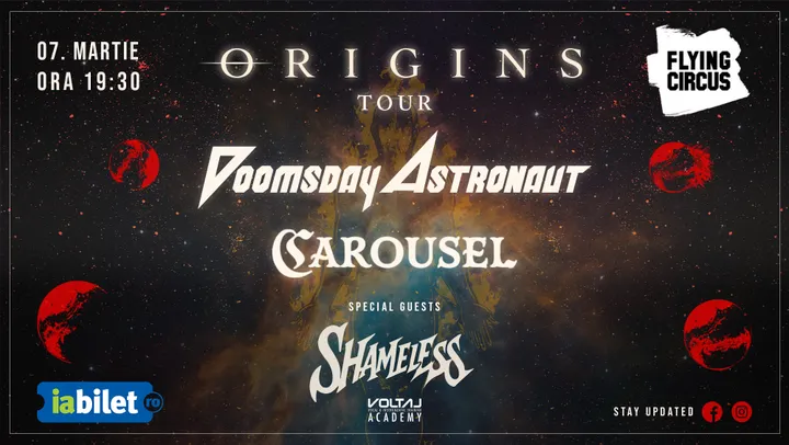 Cluj-Napoca: Concert Doomsday Astronaut & Carousel