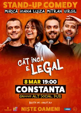 Constanta: Stand-up Comedy cu Sergiu Mirică, Virgil Ciulin și Dragoș Mitran | Niște Oameni | Cât încă e legal