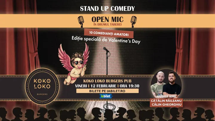 Open Mic la Koko Loko cu Călin Gheorghiu și Cătălin Răileanu