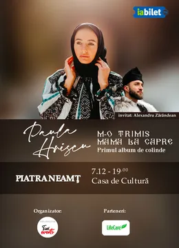 Piatra Neamt: Concert de colinde Paula Hriscu: M-o trimis mama la capre!