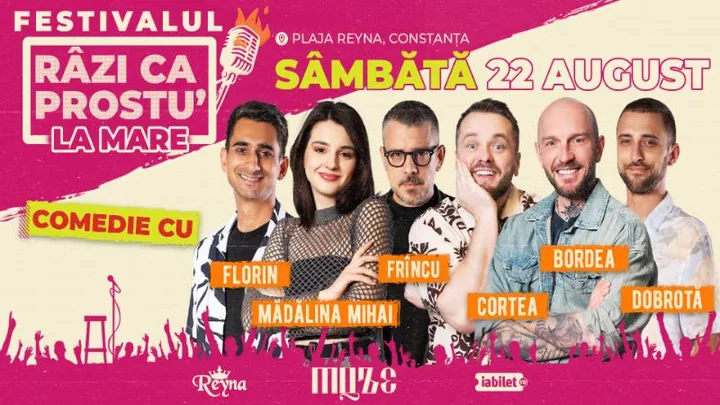 Festivalul de comedie - Razi ca prostu' la mare 2026 | Acces VIP 22.08
