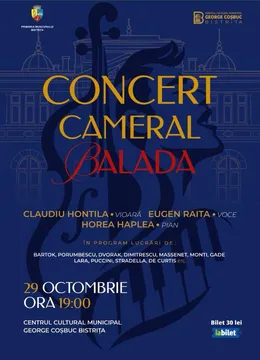 Bistrița: Balada – Concert Cameral