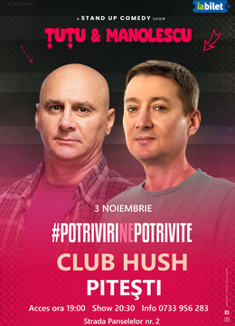 Pitesti: Stand-up Comedy - Dan Tutu si Cristi Manolescu