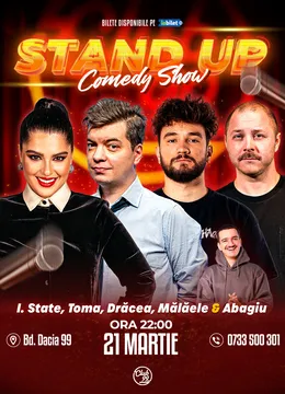 Stand-up Comedy cu Ioana State, Toma, Drăcea, Mălăele - Teodor Abagiu la Club 99