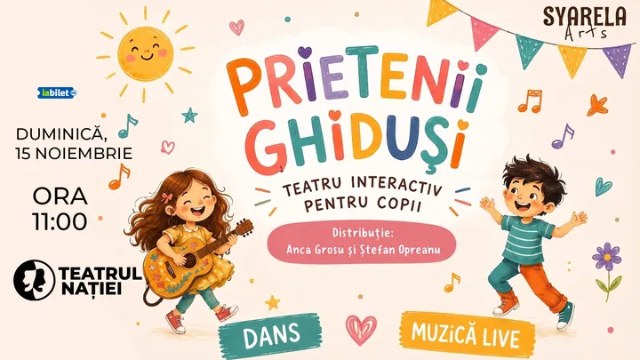 Ploiești: Spectacol pentru copii ~ Prietenii Ghiduși