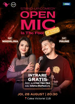 The Fool Open Mic: MCs Moise & Păune