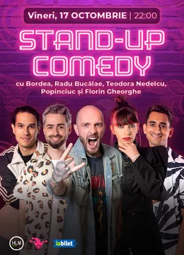 The Fool: Stand-up comedy cu Bordea, Radu Bucălae, Teodora Nedelcu, Popinciuc și Florin