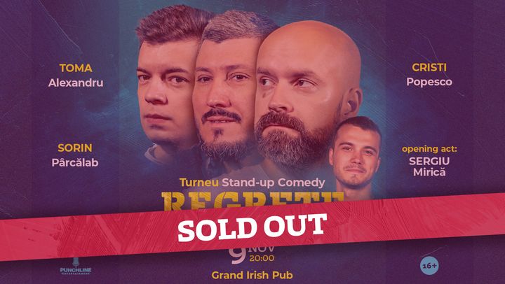 Botosani: Stand-up Comedy cu Toma, Cristi & Sorin Pârcălab