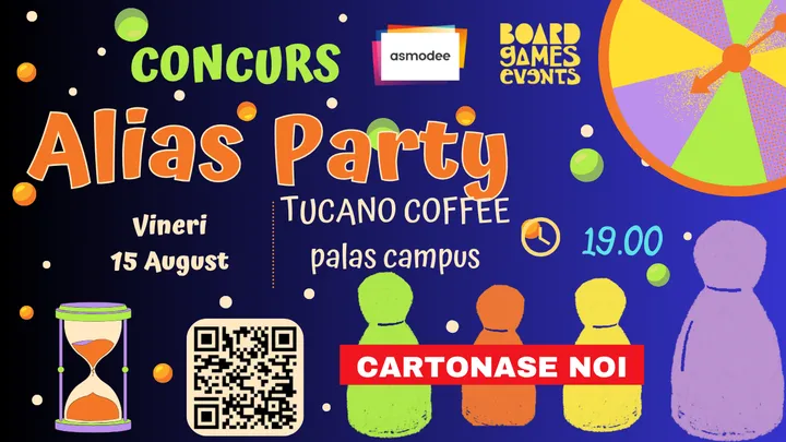 Iasi: Concurs de Alias Party @Board Games Events
