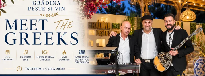 Braila: Meet the Greeks live la Grădina Pește și Vin
