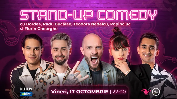 The Fool: Stand-up comedy cu Bordea, Radu Bucălae, Teodora Nedelcu, Popinciuc și Florin