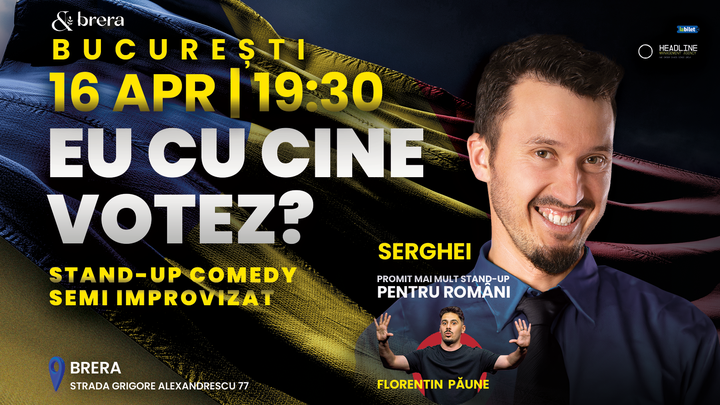 Stand-up Comedy politic cu SERGHEI - "Eu cu cine votez?"