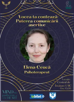 Iasi: MIND - Workshop: Vocea ta contează: Puterea comunicării asertive