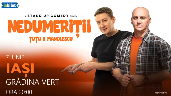 Iasi: Stand-up Comedy - Dan Tutu & Cristi Manolescu