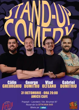 Stand-up Show cu George Dumitru, Gabriel Dumitriu, Vlad Olteanu și Călin Gheorghiu