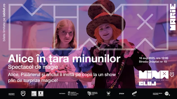 Alice în Țara Minunilor - spectacol de magie