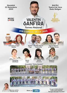 Bacău: Valentin Sanfira - "Din copilul de la țară"