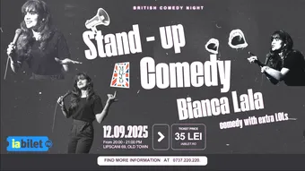 British Stand-Up Comedy Night - featuring Bianca Lala