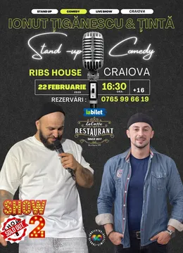 Craiova: Stand-up Comedy cu Ionut Tiganescu si George Tinta - show 2