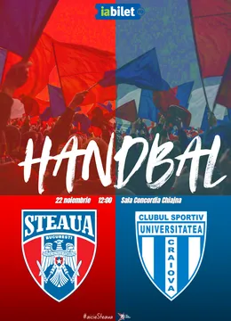 Handbal: CSA Steaua Bucureşti – CSU Craiova