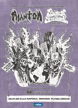 Cluj-Napoca: Poison The Preacher (Col) & Phantom (Mex) w/ Bent, Hate Unburied - Live