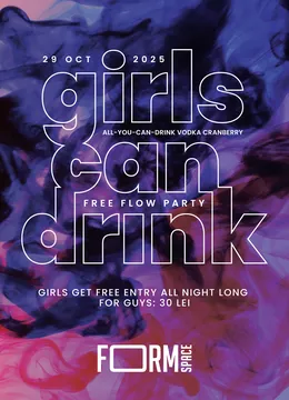 Girls Can Drink: Free Flow Party at FORM Space