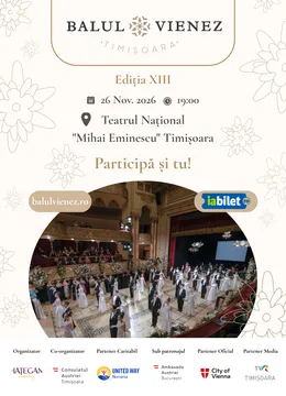 Timisoara: Balul Vienez, ediția XIII - Educație, Cultură, Caritate