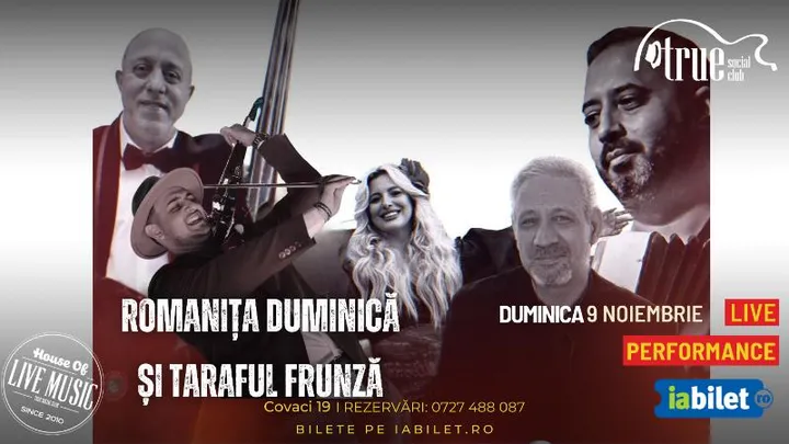 Romanița Duminică & Taraful Frunză – Live