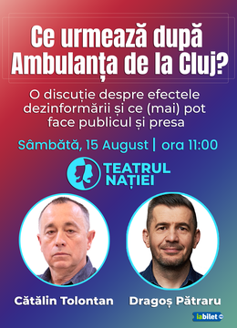 Ploiești:  Workshop cu Cătălin Tolontan și Dragoș Pătraru