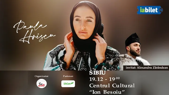 Sibiu: Concert de colinde Paula Hriscu: M-o trimis mama la capre!