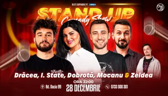 Stand-up Comedy cu Drăcea, I. State, Dobrotă, Mocanu & Răzvan Zeldea la Club 99