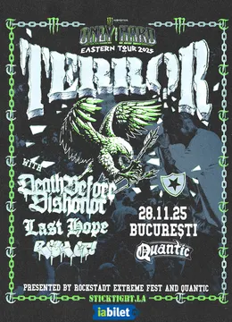 TERROR, LAST HOPE, DEATH BEFORE DISHONOR and RISK IT