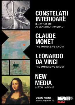 Leonardo Da Vinci + Claude Monet + Constelatii interioare & New Media Art