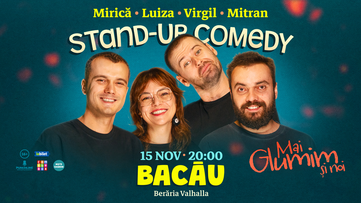 Stand-up comedy cu Mirică, loana Luiza, Virgil Ciulin și Mitran | Mai glumim și noi