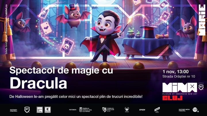 Cluj-Napoca: Spectacol de magie cu Dracula