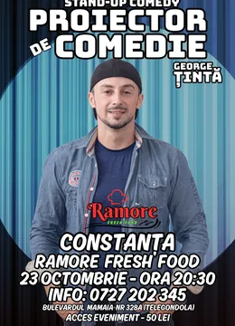 Constanta: Stand-up Comedy - Proiector de Comedie cu George Țintă
